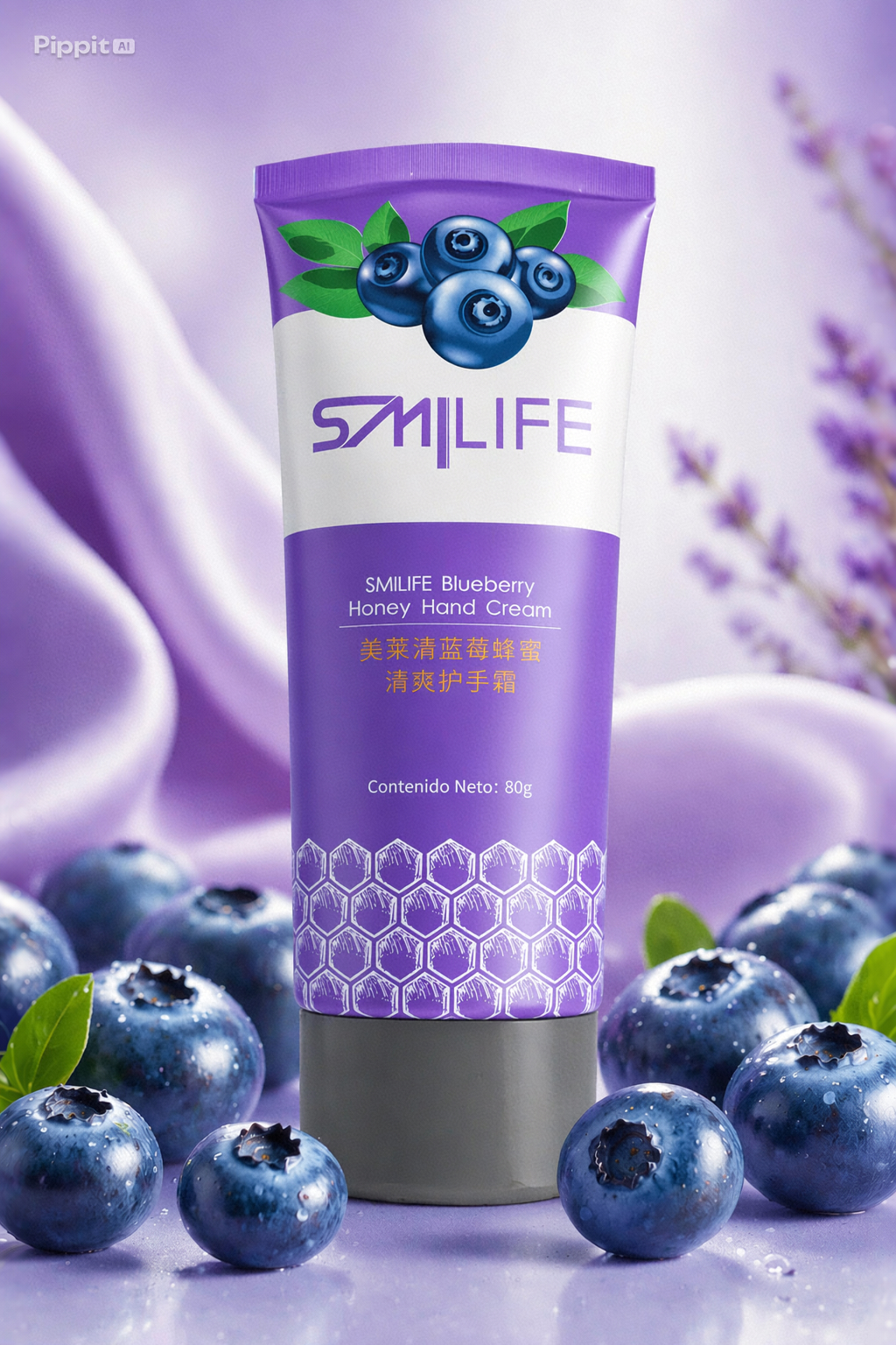 Crema para Manos con Arándanos y Miel HGW - 80g